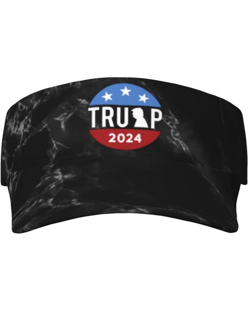 Donald Trump 2024-He Will Be Back Unisex Sun Visor Cap - Ultimate UV Protection for Stylish Outdoor Fun! $11.26 Visors