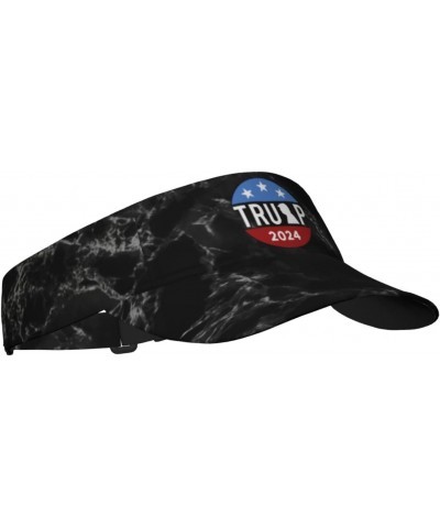 Donald Trump 2024-He Will Be Back Unisex Sun Visor Cap - Ultimate UV Protection for Stylish Outdoor Fun! $11.26 Visors