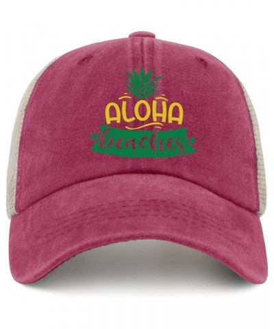 Aloha Beach Clubs Sun Hat Camping Hat Saffron02 Men's Hats Gifts for Dad Cool Hat Rose Red02 $11.12 Sun Hats