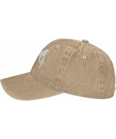 Great Pyrenees Heartbeat Baseball Cap Adjustable for Men Women Vintage Wash Baseball Cap Black Natural $12.90 Cowboy Hats