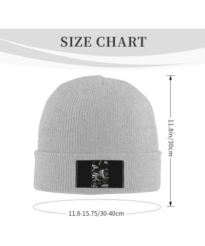 Sebastians Music Stan Knit Hat Cap Warm Knitted Woolen Beanie Hats Fashionable Adults Stretch Black Gray $10.76 Skullies & Be...