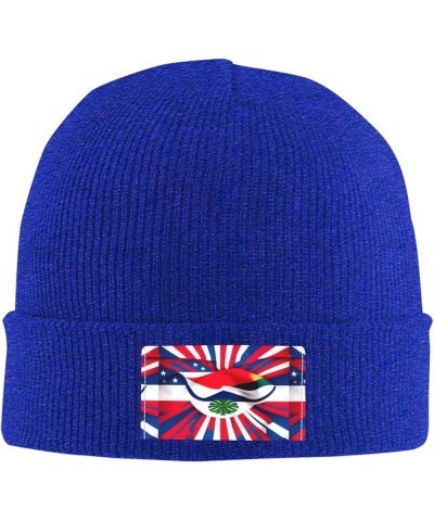 Costa Rica Flag Print Unisex Warm Knit Hat Cap Winter Cap Cute Soft Warm Outdoor Ski Knit Cap Nightcap Blue $8.86 Skullies & ...