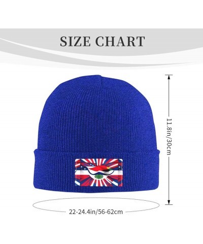 Costa Rica Flag Print Unisex Warm Knit Hat Cap Winter Cap Cute Soft Warm Outdoor Ski Knit Cap Nightcap Blue $8.86 Skullies & ...