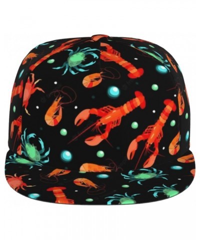 Baseball Cap Men Women Crab Lobster Shrimp Sea Hip Hop Hat for Golf Outdoor Cap $17.42 Baseball Caps