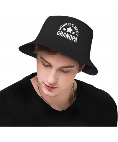 Bucket Hats Fashion Sun Cap Packable Outdoor Fisherman Hat for Women and Men World's Best Grandpa Bucket Hats World's Best Gr...