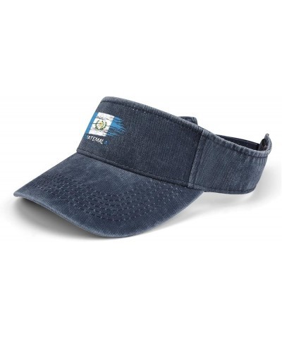 Visors Hat for Women Men Sports Sun Visor Hats Cotton Summer UV Hat with Adjustable Cap Dark Navy Blue-style-10 $10.11 Visors