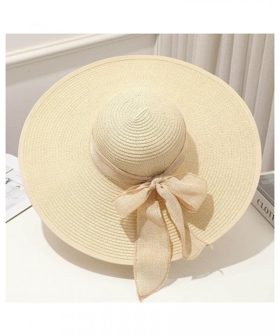 Beach Hats for Women, Wide Brim Sun Hat for Women UPF 50+, Sun Hat Gifts Birthday Easter 1-white $6.93 Sun Hats