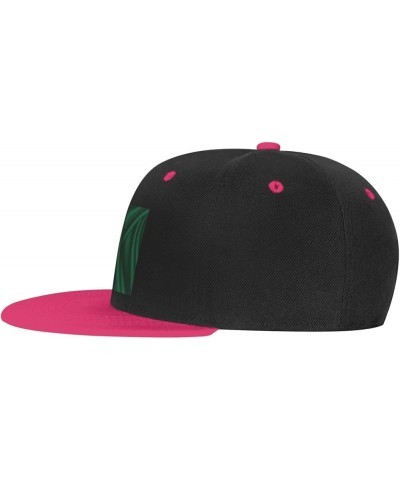 Silk Style Flag of Benin Baseball Cap for Men Women Snapback Hat Adjustable Flat Bill Hats Pink $14.34 Baseball Caps