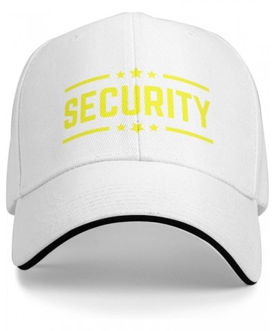 Security Baseball Hat Security Hat for Men Women Security Trucker Hat Security Cap Funny Gifts Hat Black White $12.08 Basebal...