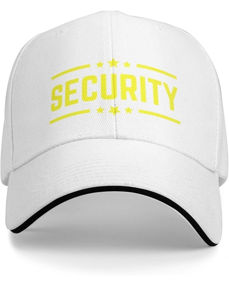 Security Baseball Hat Security Hat for Men Women Security Trucker Hat Security Cap Funny Gifts Hat Black White $12.08 Basebal...