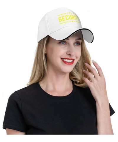 Security Baseball Hat Security Hat for Men Women Security Trucker Hat Security Cap Funny Gifts Hat Black White $12.08 Basebal...