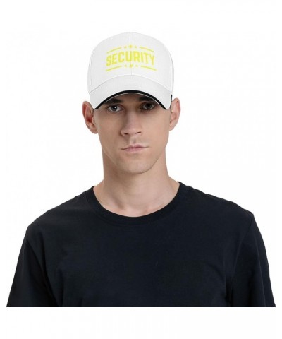 Security Baseball Hat Security Hat for Men Women Security Trucker Hat Security Cap Funny Gifts Hat Black White $12.08 Basebal...