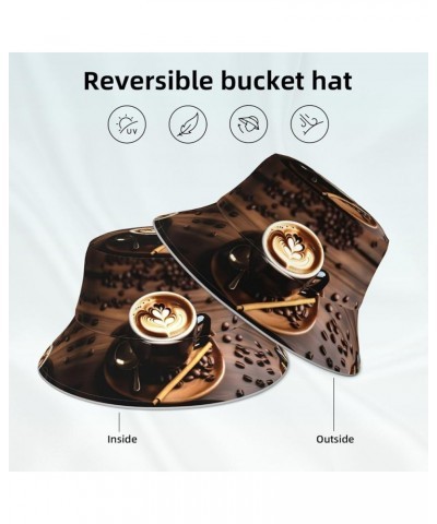 Fresh and Juicy Fruit Rainbow Fashionable Double-Sided Reflective Bucket Hat â Outdoor Activities Delicious Heart Coffee $14....