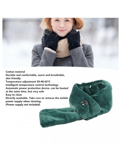 Heated Neck Wrap, Soft 55‑48‑42℃ Easy Cleaning Breathable Safe USB Heated Scarf for Outdoor $9.98 Scarves