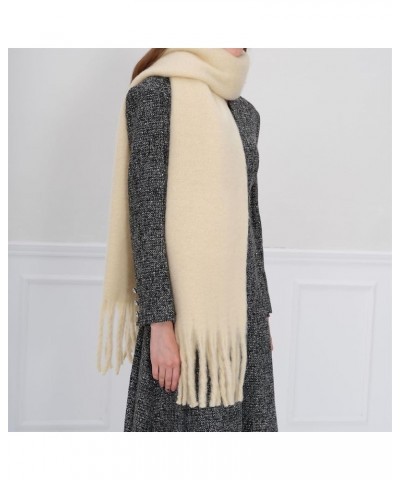 Women's Scarves Autumn Winter Warm Solid Women's Thick $41.06 Scarves