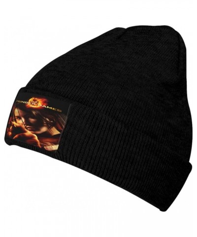 The Movie Hunger Theme Games Knit Hat Winter Ski Hat Warm Knitted Caps Denim Hat Baseball Hat for Mens Womens $10.74 Skullies...