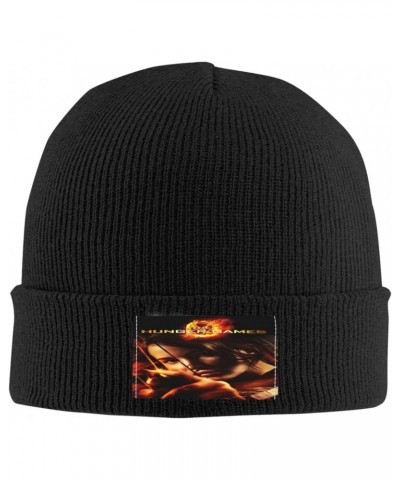 The Movie Hunger Theme Games Knit Hat Winter Ski Hat Warm Knitted Caps Denim Hat Baseball Hat for Mens Womens $10.74 Skullies...