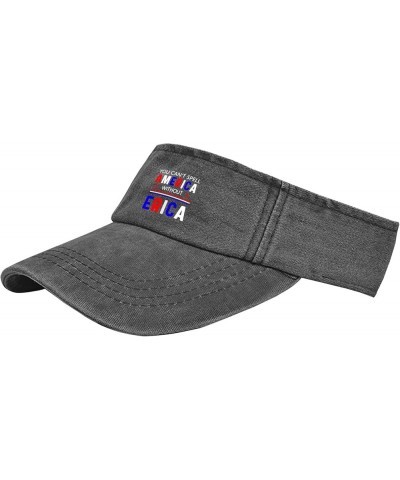 Sun Visor Hat Sun Visors for Men Baseball Cap Lightweight Veterans Day Golf Hat Allblack $10.99 Visors