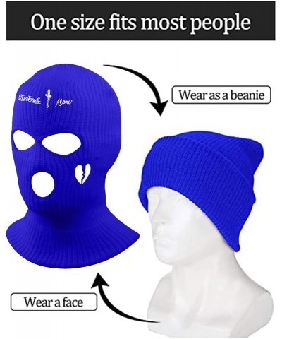 3 Hole Knitted Hat, Balaclava Hat, Suitable for Outdoor Cycling, Skiing and Running, Black $8.26 Balaclavas