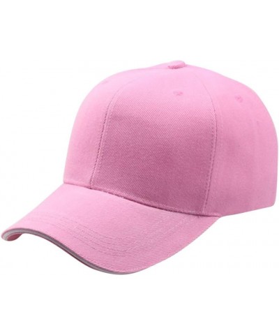 Hat Men Hip-Hop Snapback Women Adjustable Baseball Baseball Caps Low Cap Sports Hats Headwear Pink $6.46 Baseball Caps