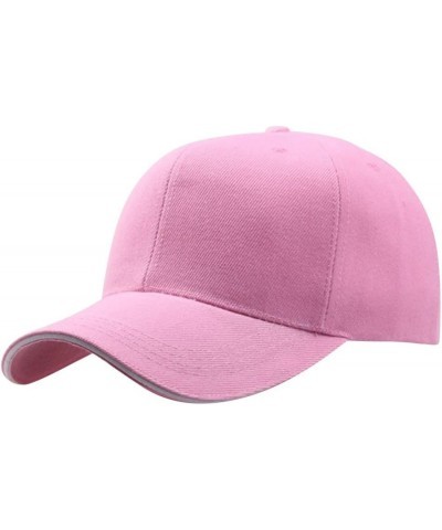 Hat Men Hip-Hop Snapback Women Adjustable Baseball Baseball Caps Low Cap Sports Hats Headwear Pink $6.46 Baseball Caps