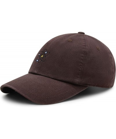 Atom Premium Dad Hat Embroidered Baseball Cap Electron Neutron Brown $12.24 Baseball Caps