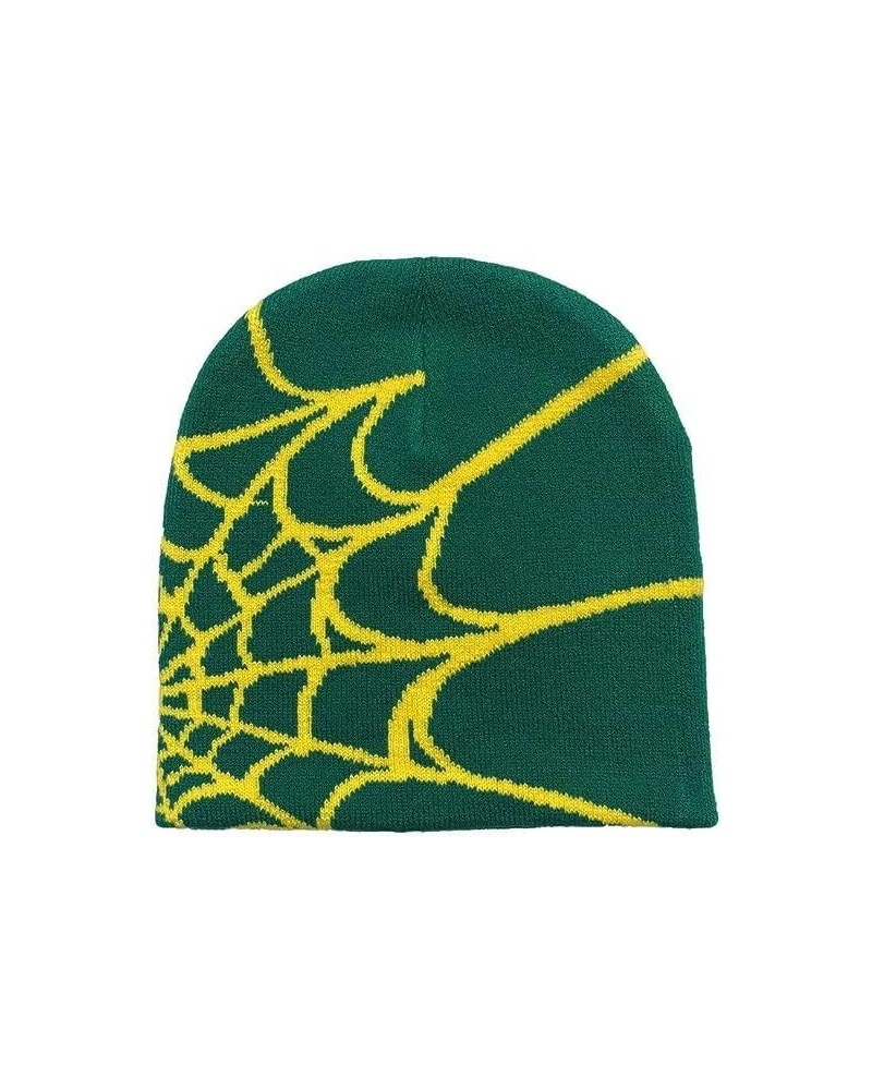 Beanies for Women Men,Women Beanie Skull Hat,MEA Culpa Beanie, Slouchy and Warm Hats for Gifts Yellow Spide Web $8.84 Skullie...