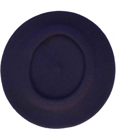 Traditional 11" French Wool Beret, Made in Europe Navy $17.76 Berets