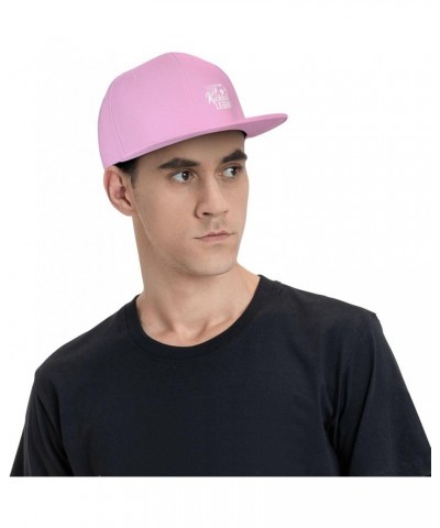 Kickball Legend Flat Brim Hip Hop Baseball Cap Adjustable Vintage Unisex Trucker Caps Pink $9.32 Baseball Caps