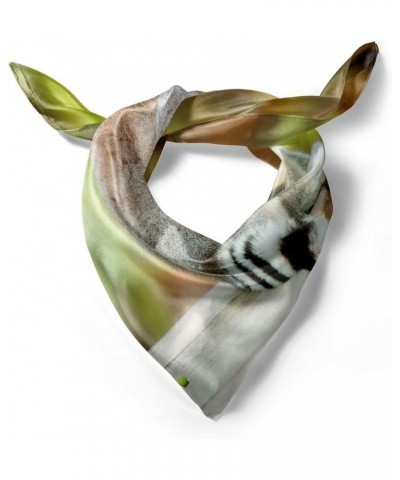 Lemur Head Scarf, Aperture Photo Mammal Animal, Hair Wrap Multicolor $14.19 Scarves