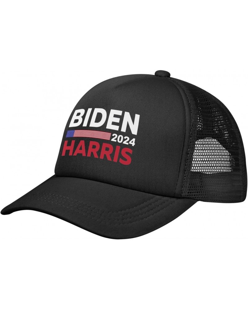 Biden Harris 4 More Years Baseball Cap Adjustable Casual Mesh Hats Duck Tongue Hat for Men Women1 Black $12.30 Baseball Caps