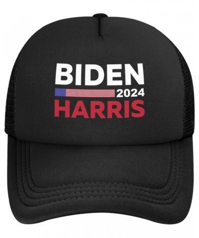 Biden Harris 4 More Years Baseball Cap Adjustable Casual Mesh Hats Duck Tongue Hat for Men Women1 Black $12.30 Baseball Caps