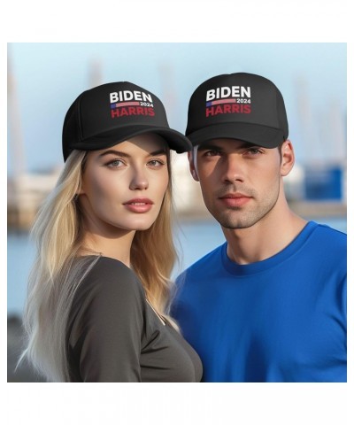 Biden Harris 4 More Years Baseball Cap Adjustable Casual Mesh Hats Duck Tongue Hat for Men Women1 Black $12.30 Baseball Caps