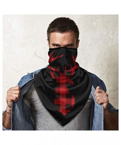 Irish Shamrock Windproof Sports Mask Multifunctional Motorcycle Ski Face Mask Balaclava Outdoor Riding Scarf Buffalo Plaid De...