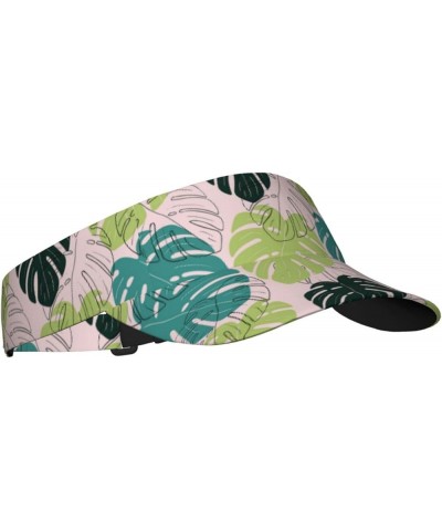 Hawaii Flower Palm Tree Visor Hat, Fashion Sports Sun Visor Hat, Adjustable Golf Hats for Women Men Hawaii-003 $13.67 Visors