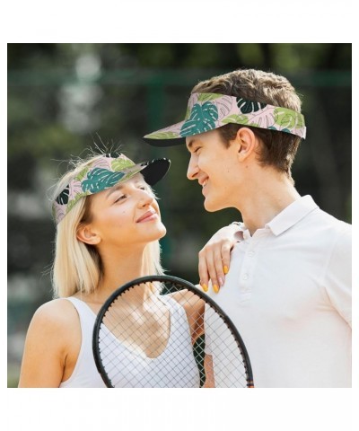 Hawaii Flower Palm Tree Visor Hat, Fashion Sports Sun Visor Hat, Adjustable Golf Hats for Women Men Hawaii-003 $13.67 Visors