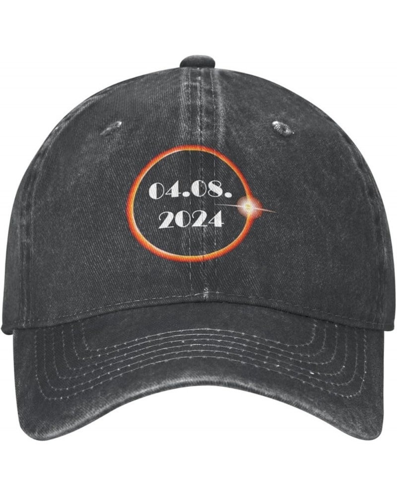 Total Solars Eclipse 2024 Cap for Women Dad Hat Cool Hat Black $10.98 Baseball Caps