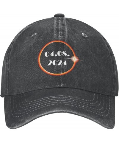 Total Solars Eclipse 2024 Cap for Women Dad Hat Cool Hat Black $10.98 Baseball Caps