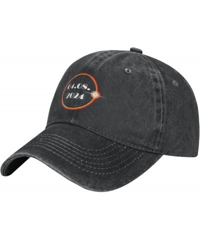 Total Solars Eclipse 2024 Cap for Women Dad Hat Cool Hat Black $10.98 Baseball Caps