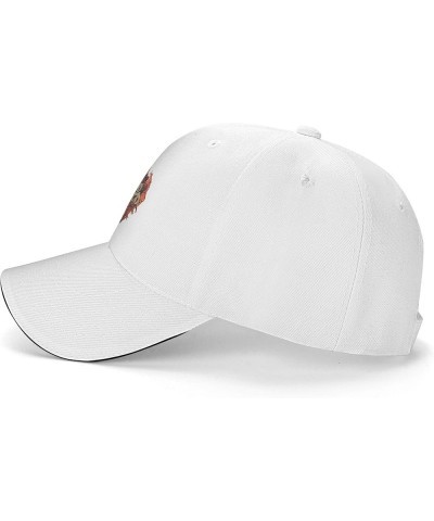 Amon Metal Rock Amarth Baseball Cap Adjustable Dad Hat Breathable Sun Hats for Men Women White $7.33 Baseball Caps