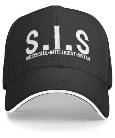 Successful Intelligent Sistah Unisex Baseball Cap Low Profile Trucker Hat Adjustable Black $11.02 Baseball Caps