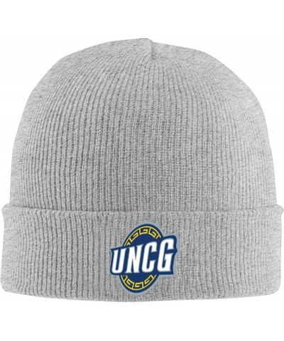 UNC Greensboro Spartans Beanie Hat for Men and Women Winter Warm Hats Knit Slouchy Thick Skull Cap Gray $7.66 Skullies & Beanies