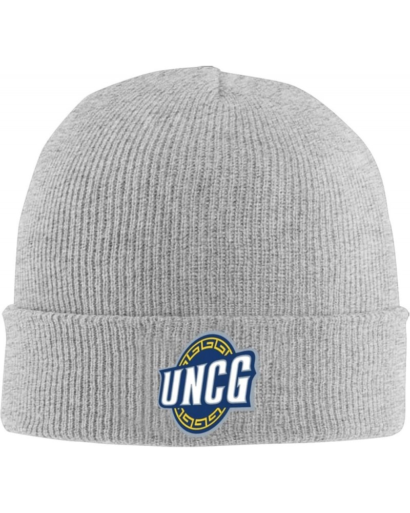 UNC Greensboro Spartans Beanie Hat for Men and Women Winter Warm Hats Knit Slouchy Thick Skull Cap Gray $7.66 Skullies & Beanies