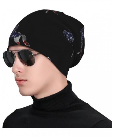 American Horse Eco-Chic Knit Hats Fashionable Functionality for Modern Living Black $11.59 Skullies & Beanies