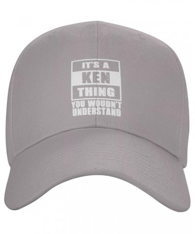 Women's and Men's Baseball Cap It's A Ken Thing You Woudn't Understand Vintage Dad Hat Adjustable Casquette Cap Gray $10.83 B...