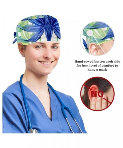 Scrub Caps,Working Cap Hat with Sweatband Headgear for Women C161z5qtnc $7.94 Skullies & Beanies