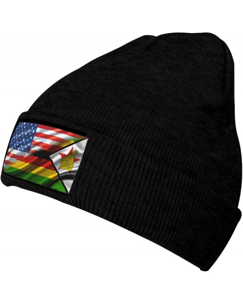 Beanie Hat Stretchy Hat Soft Warmth Knit Hat Cap for Men & Women Unisex Black $12.52 Skullies & Beanies