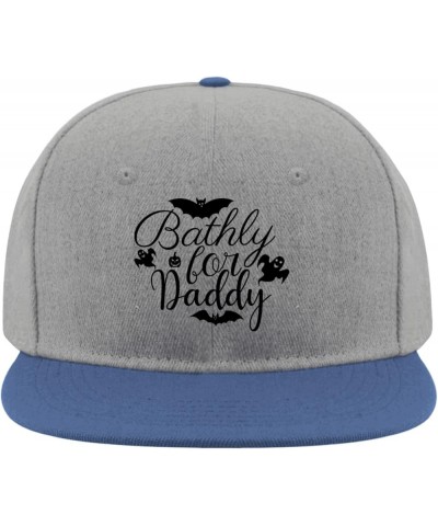 Bathily for Daddy hat Women's hat blue03 Funny Hats Gifts for Girlfriends Running Hats Blue03 $9.58 Baseball Caps