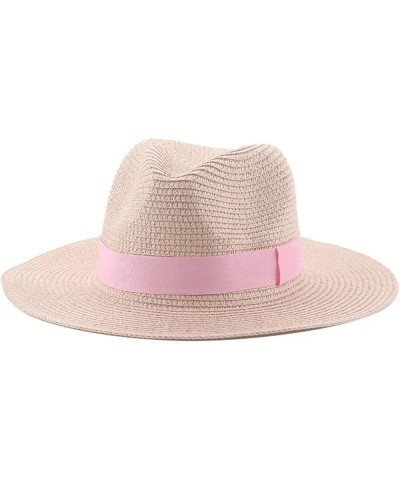 Womens Hats Bucket Sun Hats Ribbon Band Men Hat Straw Summer Panama Formal Outdoor Party Picnic Bucket Hat Rose Red $14.97 Su...