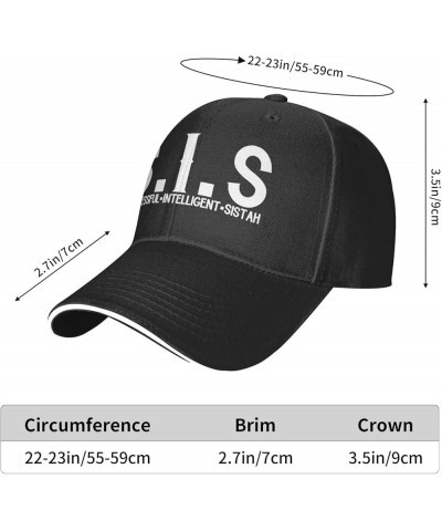 Successful Intelligent Sistah Unisex Baseball Cap Low Profile Trucker Hat Adjustable Black $11.02 Baseball Caps